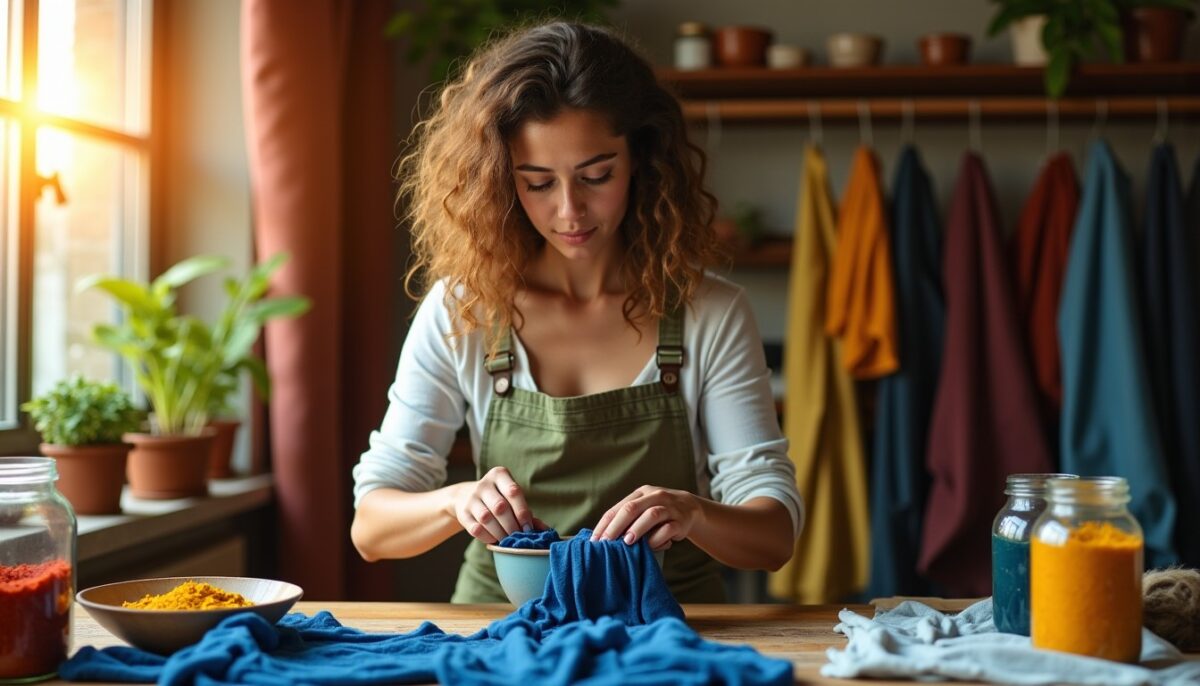 Slow fashion : l&rsquo;engouement croissant des fashionistas pour la teinture maison de leurs vêtements